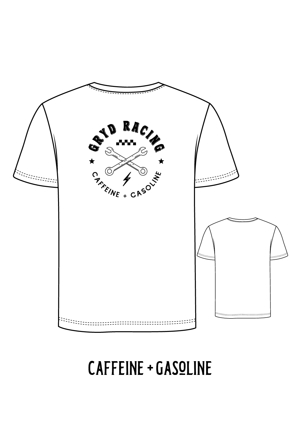 Caffeine + Gasoline Tshirt