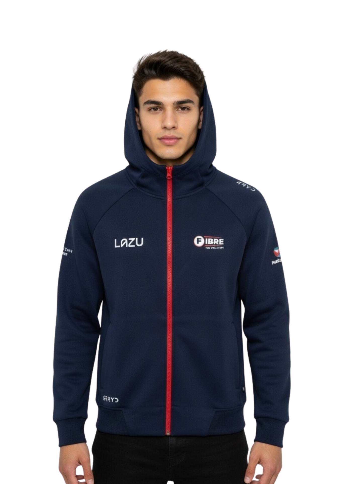 GRYD Men's Teamwear BTC Hoodies Full Zip Up Hoodies Relaxed Fit