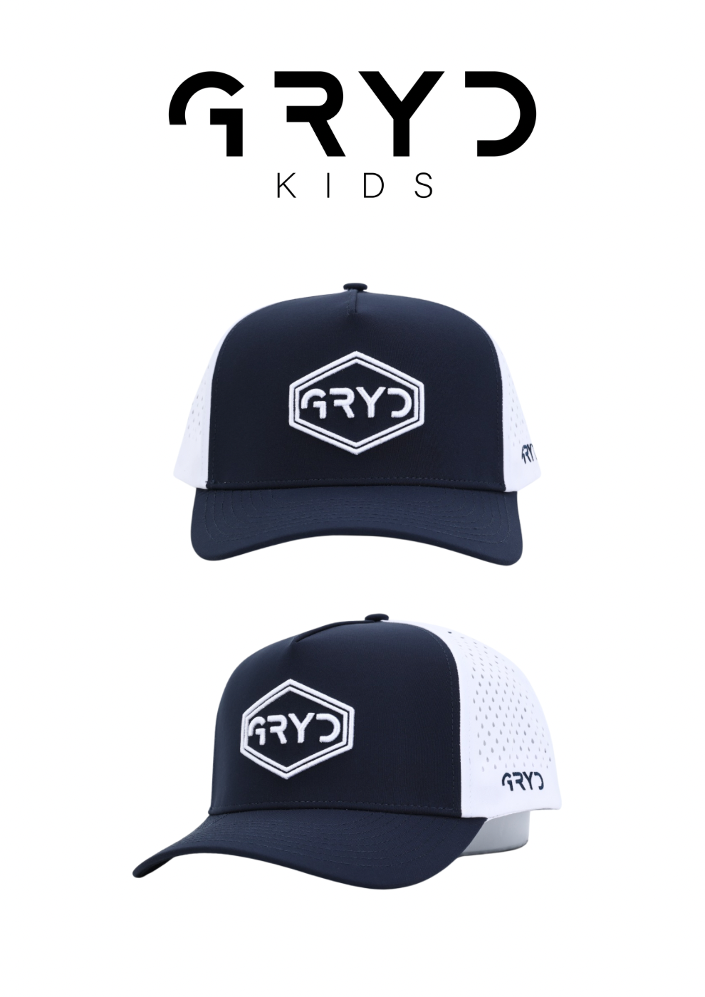 GRYD Kids Diamond Logo Adjustable Caps