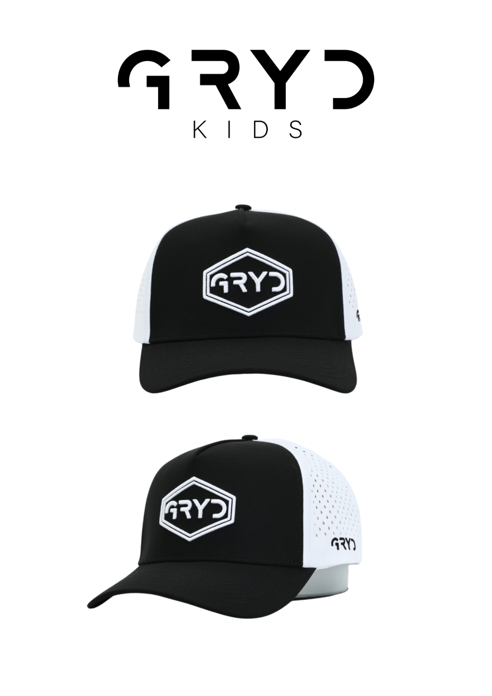 GRYD Kids Diamond Logo Adjustable Caps