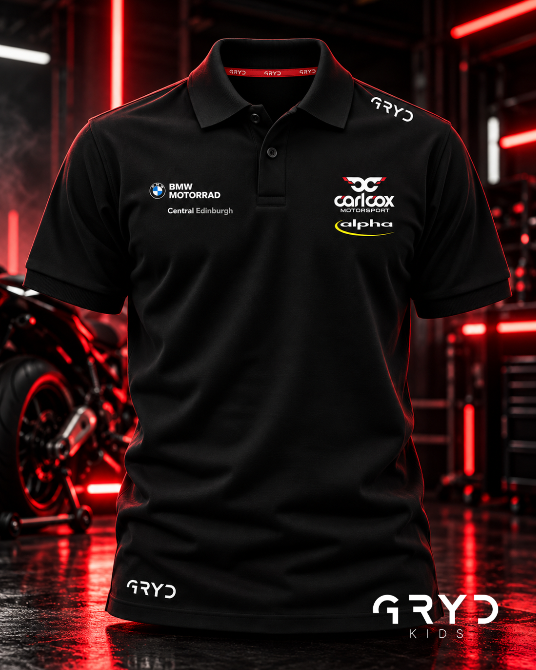 KIDS BMW Carl Cox Motorrad Central Edinburgh - By Mlav Racing Team Polo